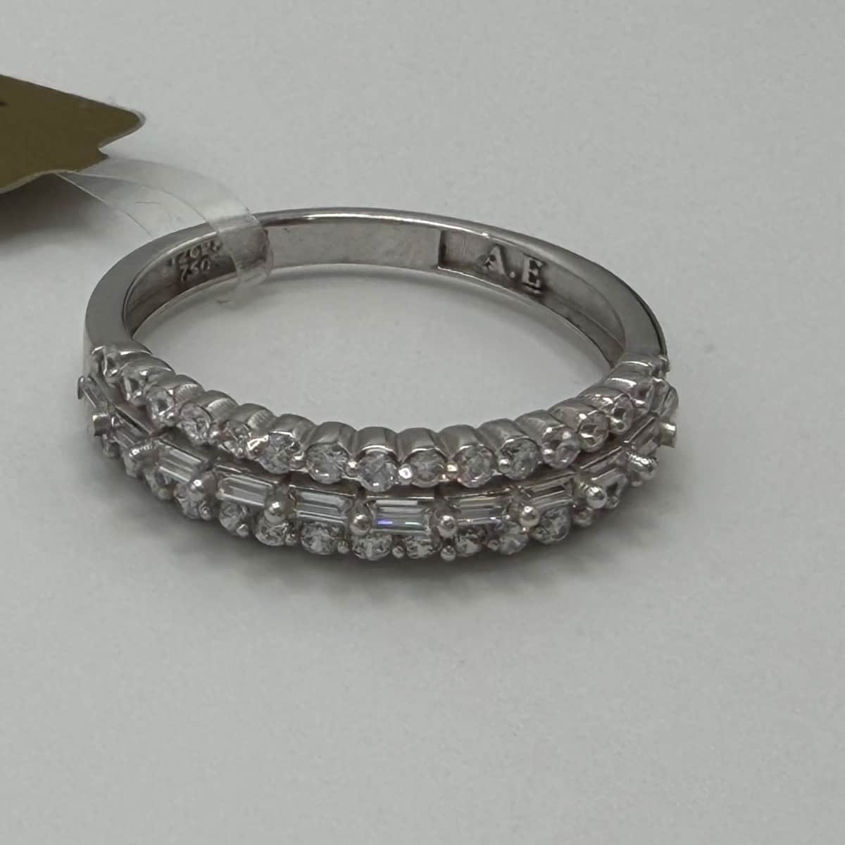 انگشتر طلا 18 عیار سولیتر وزن 4.670 گرم اجرت ساخت 16 درصد کد GD01 000387 - تصویر 2
