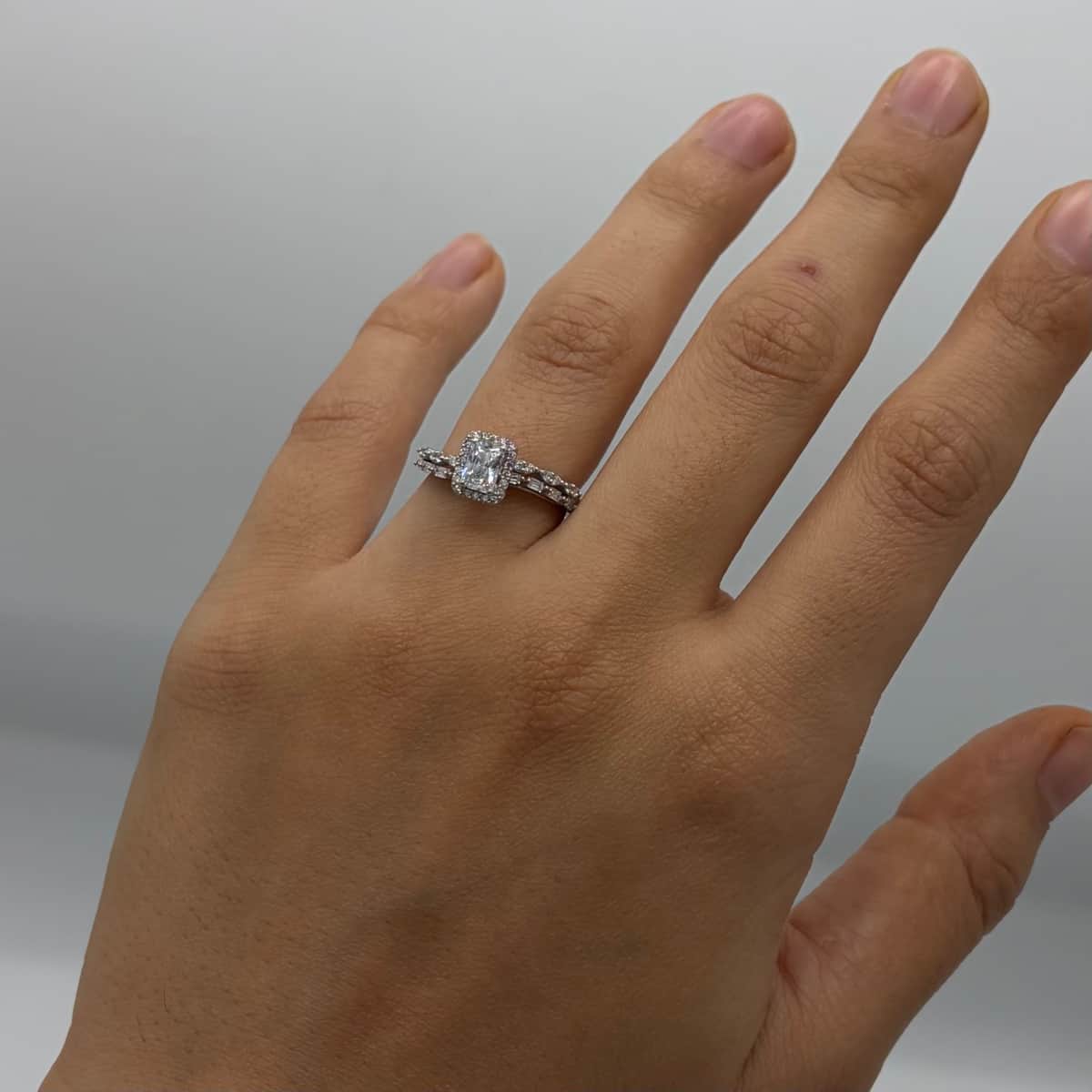 انگشتر طلا 18 عیار سولیتر حلقه ی تک نگین وزن 2.680 گرم اجرت ساخت 16 درصد کد GD01 000380 - تصویر 2