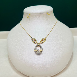 گردنبند طلا 18 عیار هرمس وزن ۳.210 گرم اجرت ساخت ۹ درصد کد GD01 000179